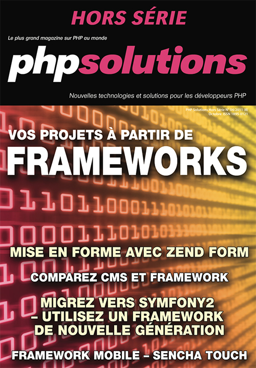 PHP Solution magazine front page